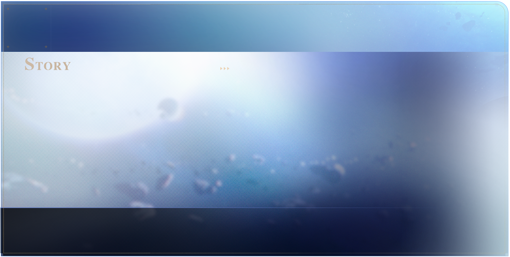 Warp banner cosmic artwork